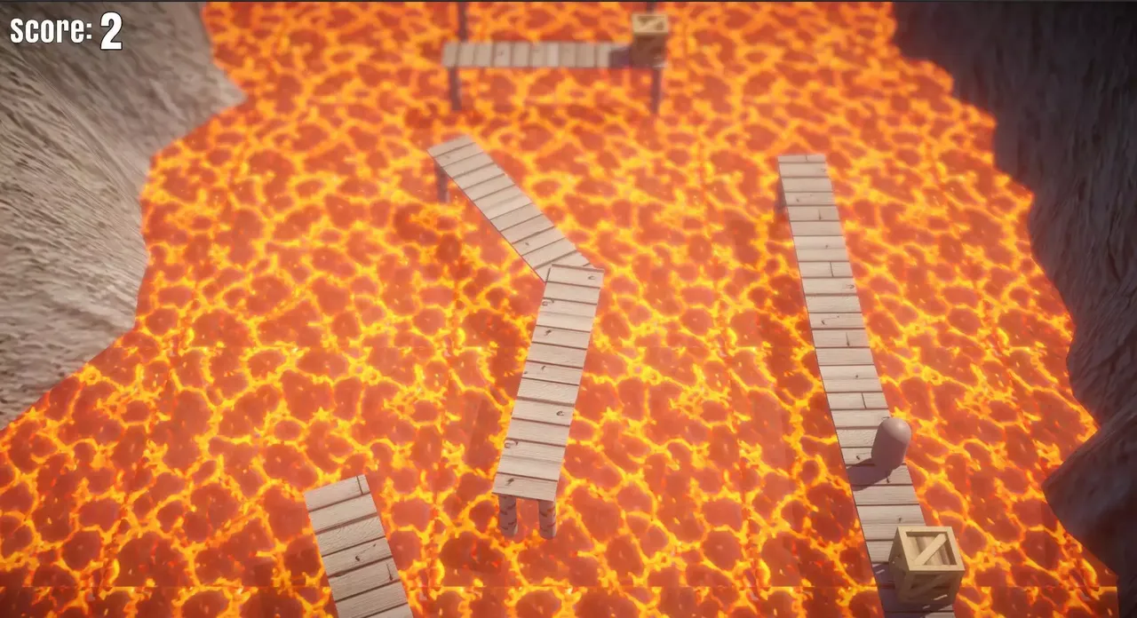 Lava Drop: The Cave Adventure (AI Generated Game)