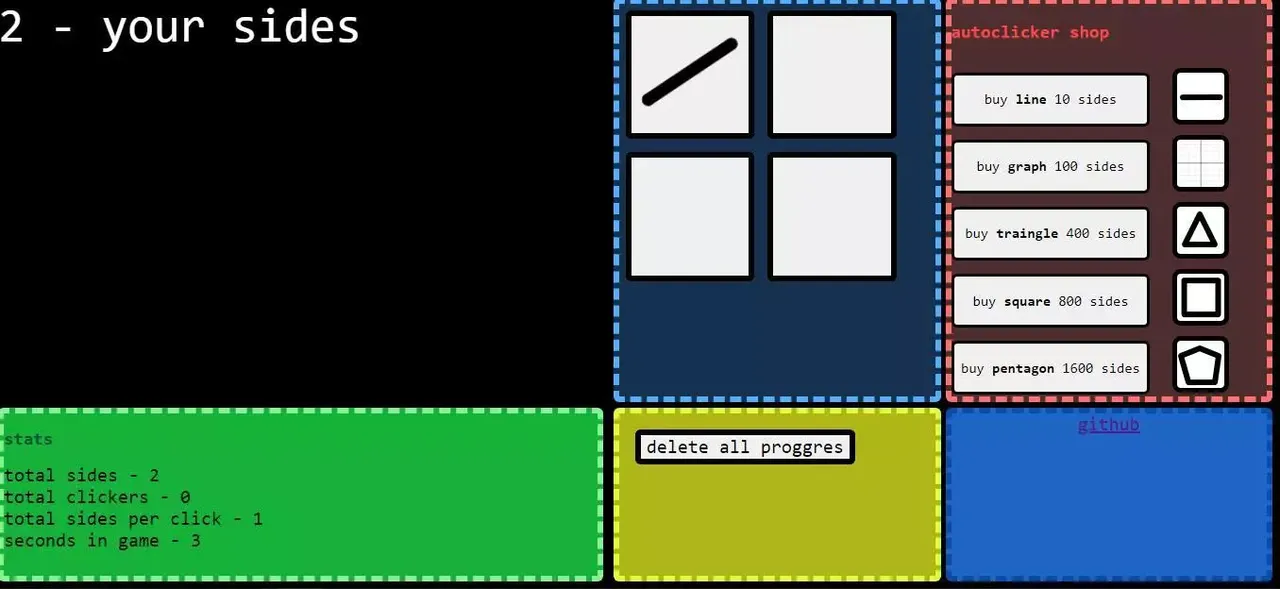 Geometry-clicker Demo