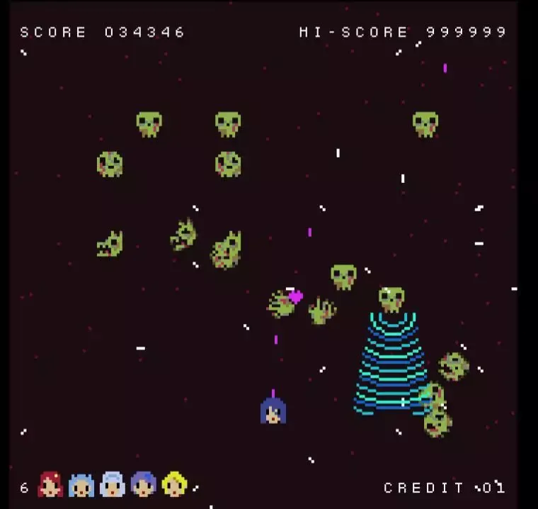 -ゾンビランドサガスペースインベーダー-游戏截图-好玩游戏库