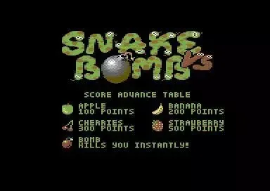 -Snake VS Bomb [Commodore 64]-游戏截图-好玩游戏库