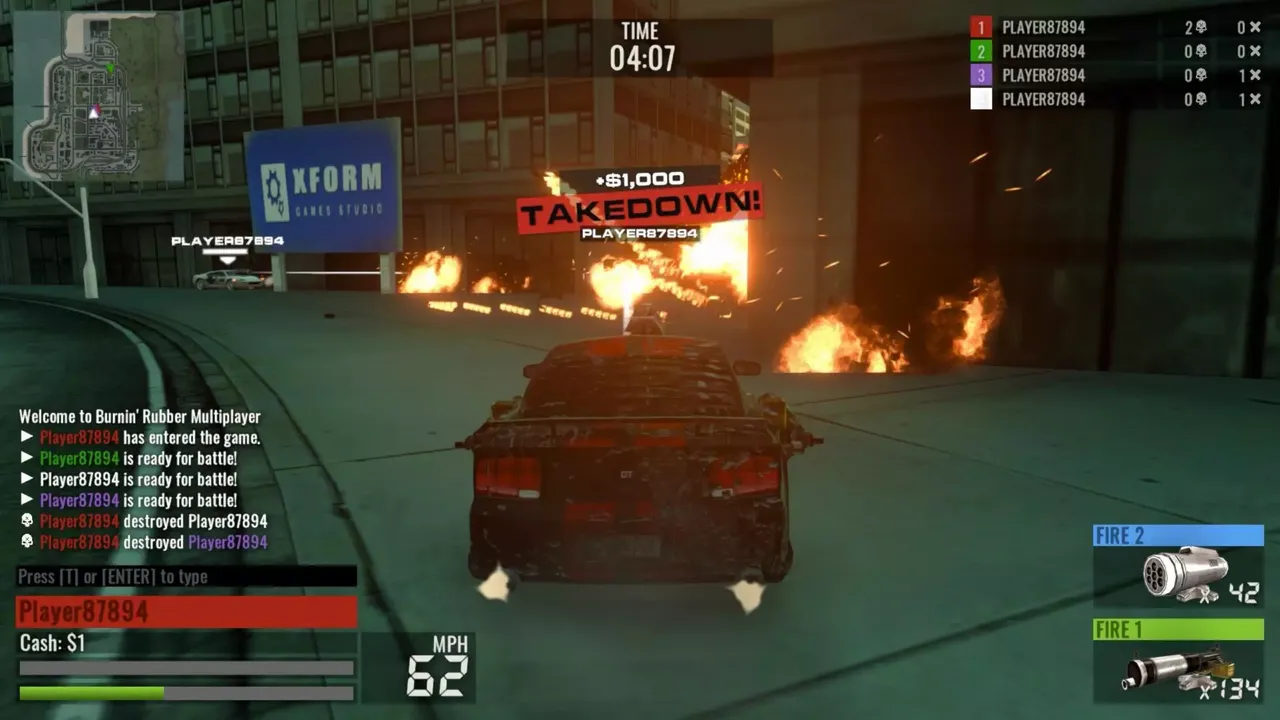 -Burnin' Rubber Multiplayer-游戏截图-好玩游戏库