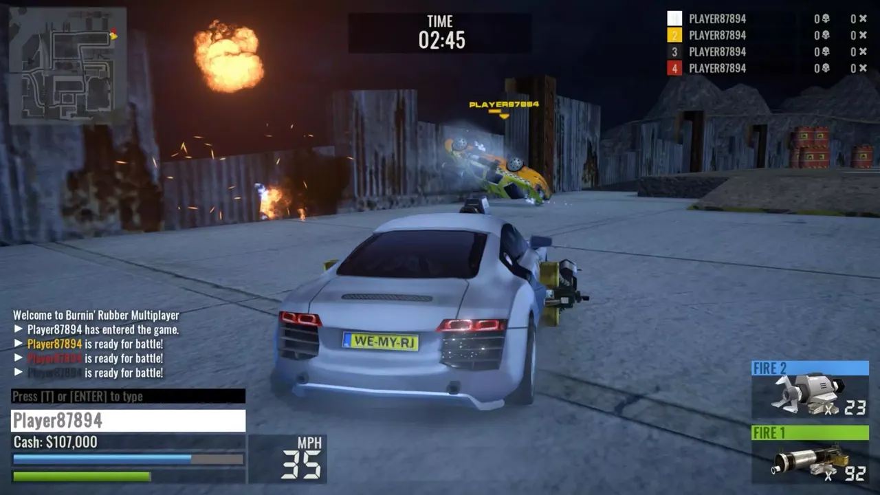 -Burnin' Rubber Multiplayer-游戏截图-好玩游戏库