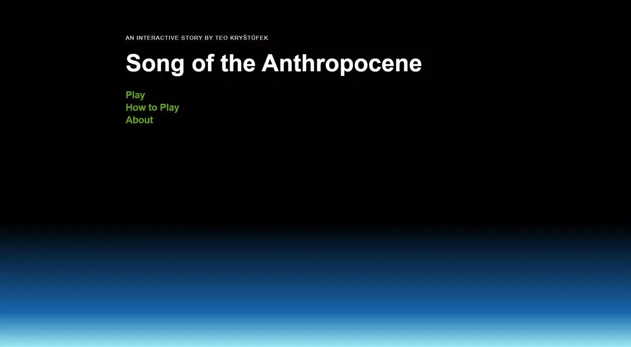 Song of the Anthropocene