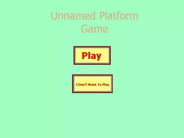 Unnamed Platformer Game