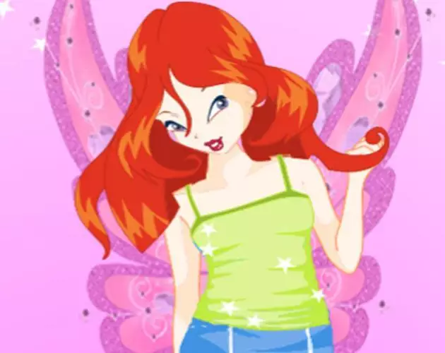 Winx fan dress up game