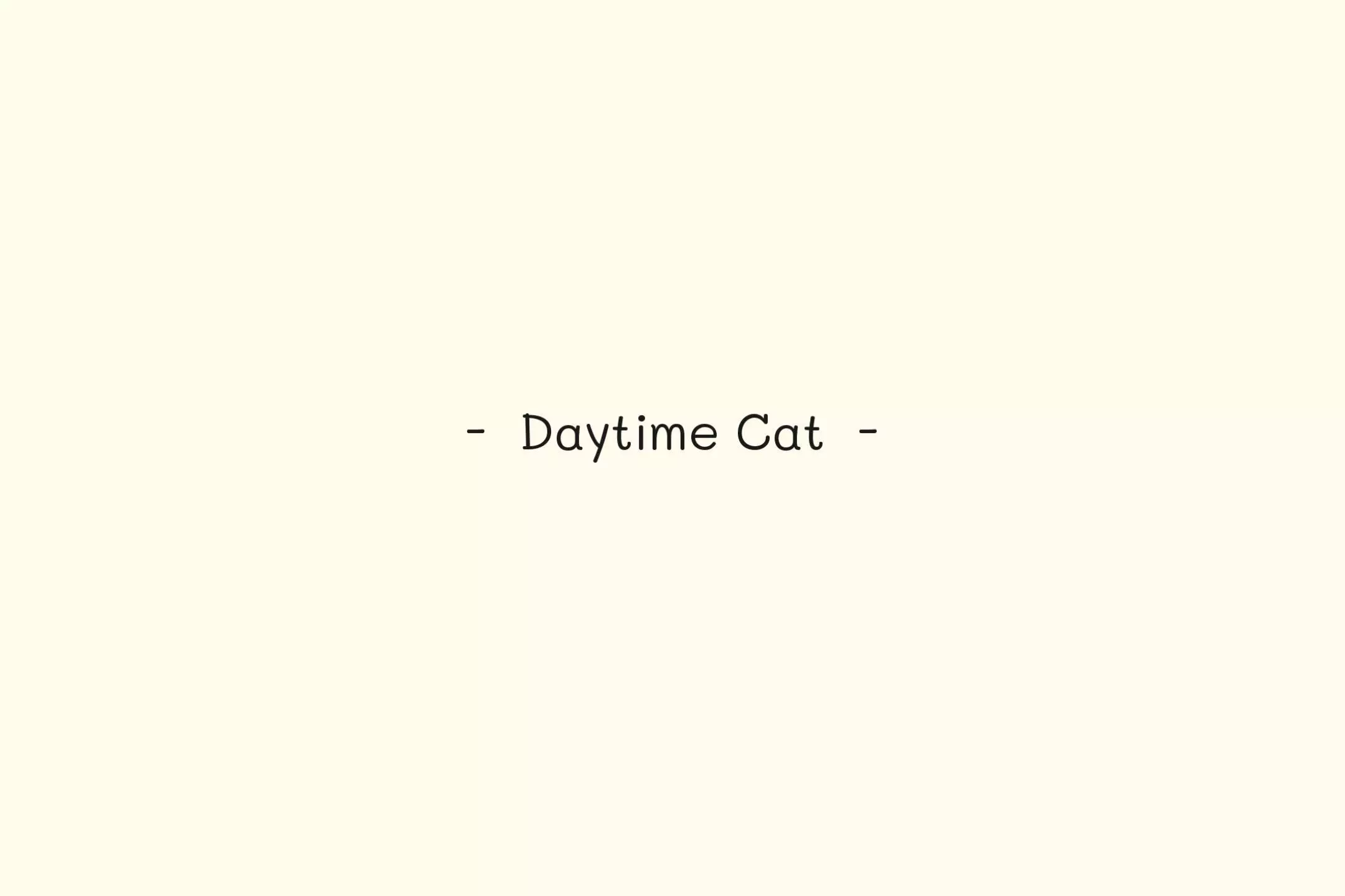 -Daytime Cat-游戏截图-好玩游戏库