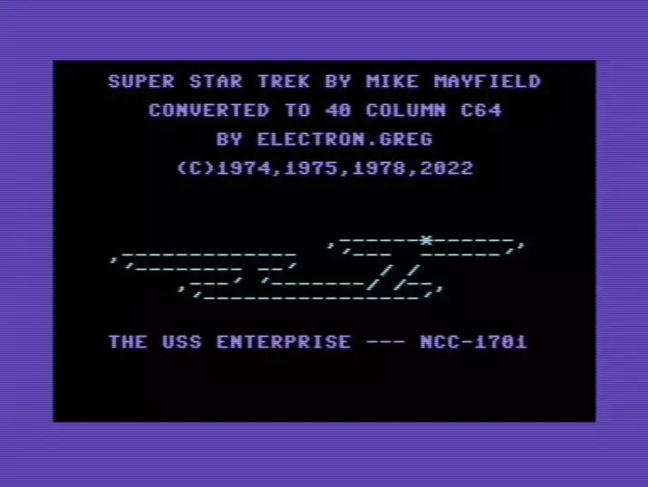 Super Star Trek (C64)