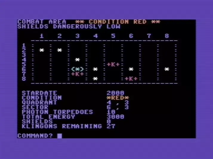 -Super Star Trek (C64)-游戏截图-好玩游戏库