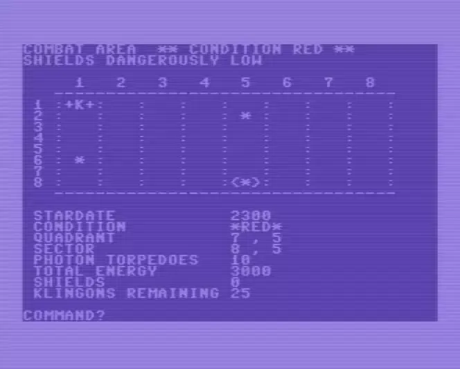 -Super Star Trek (C64)-游戏截图-好玩游戏库
