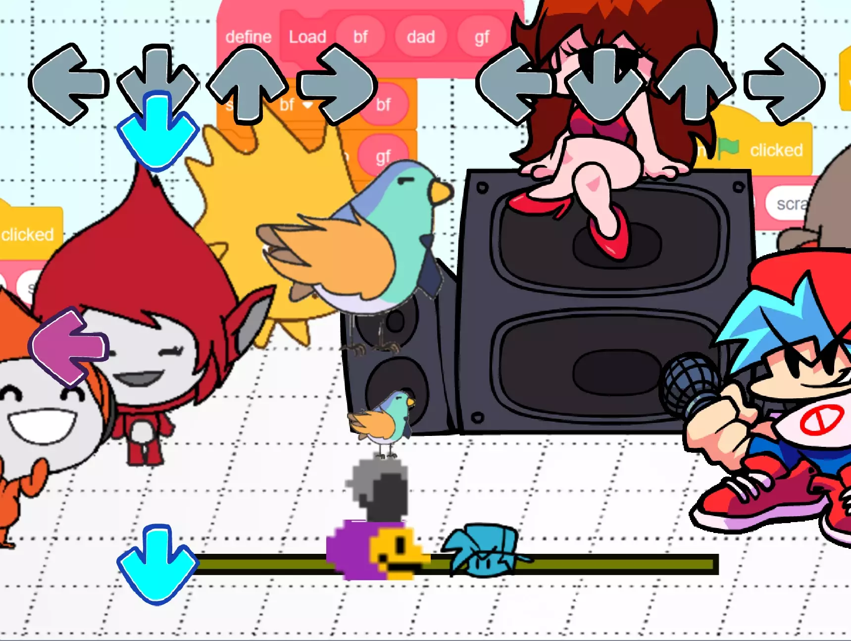 FNF Vs. The FennecNoName Trio Browser Official Edition