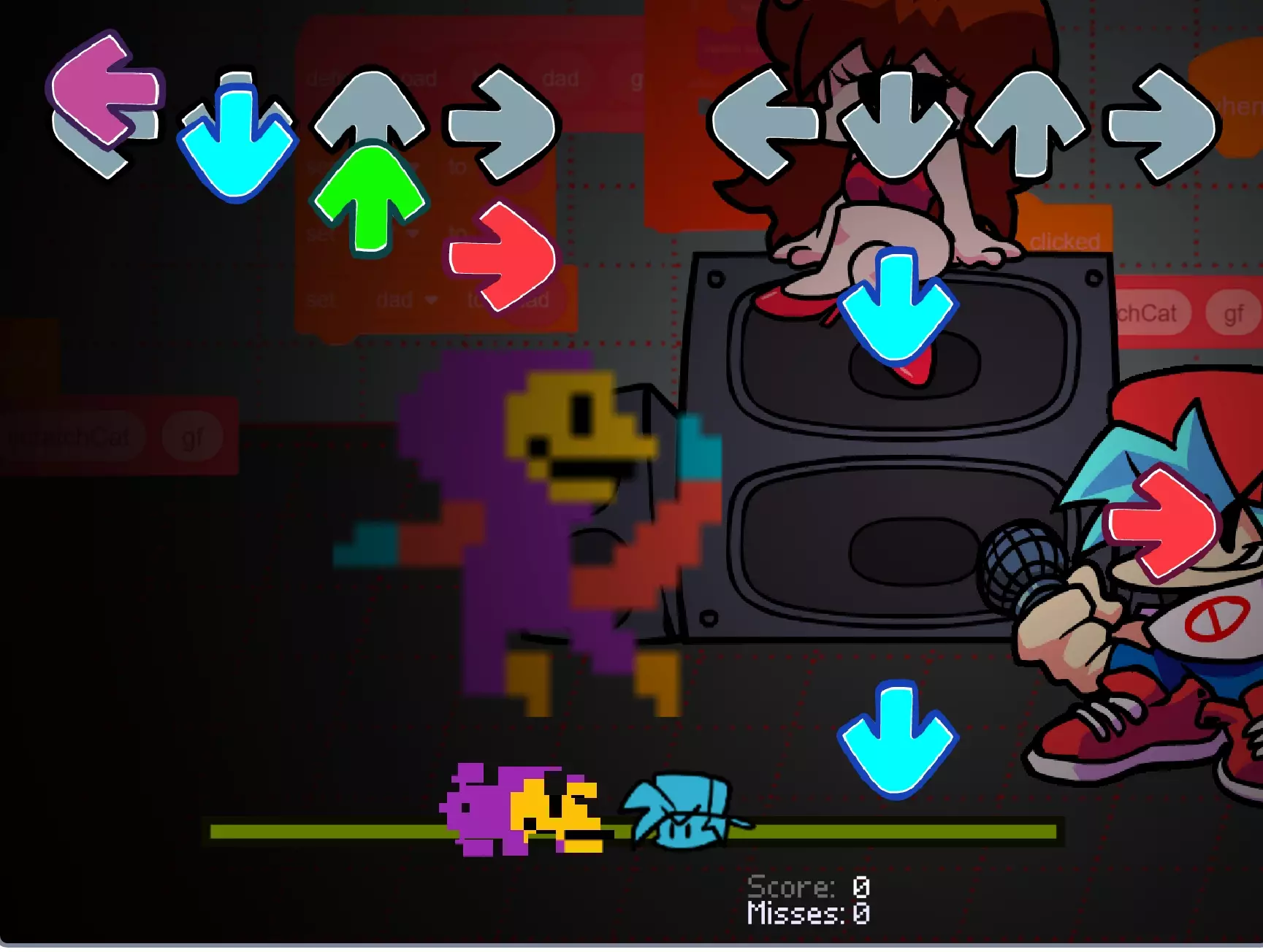 -FNF Vs. The FennecNoName Trio Browser Official Edition-游戏截图-好玩游戏库