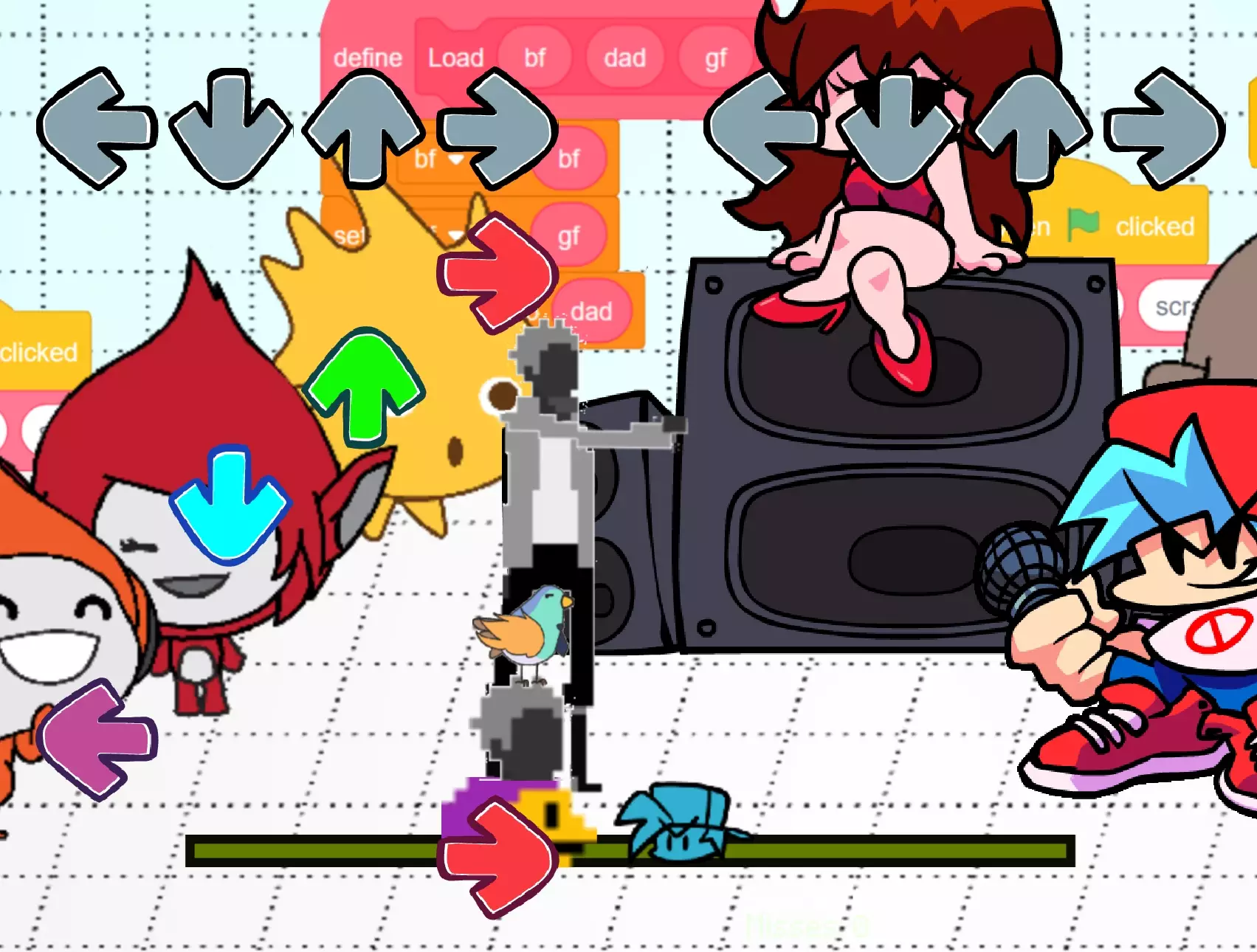 -FNF Vs. The FennecNoName Trio Browser Official Edition-游戏截图-好玩游戏库