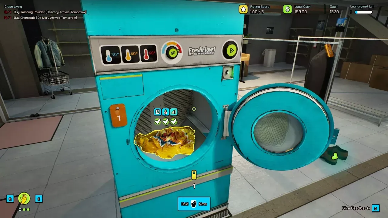 Laundering Simulator – Clean Cash and Laundry