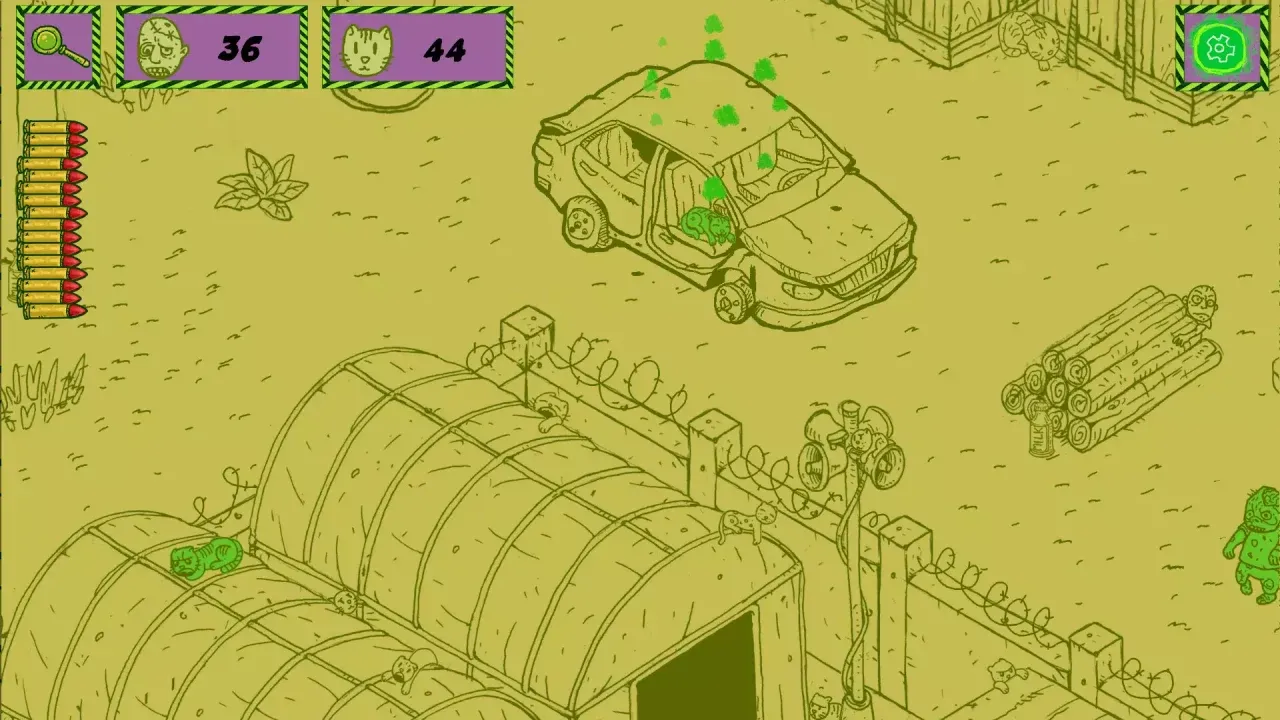 -Hidden Cats vs Zombies 2-游戏截图-好玩游戏库