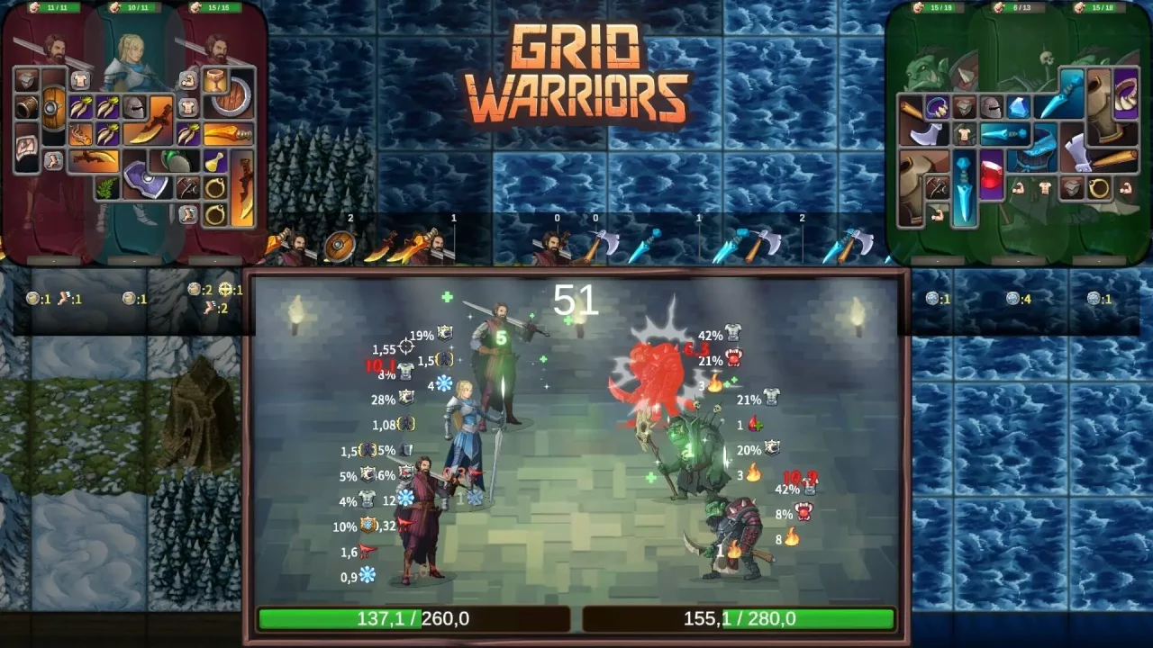 -Grid Warriors: Battles-游戏截图-好玩游戏库