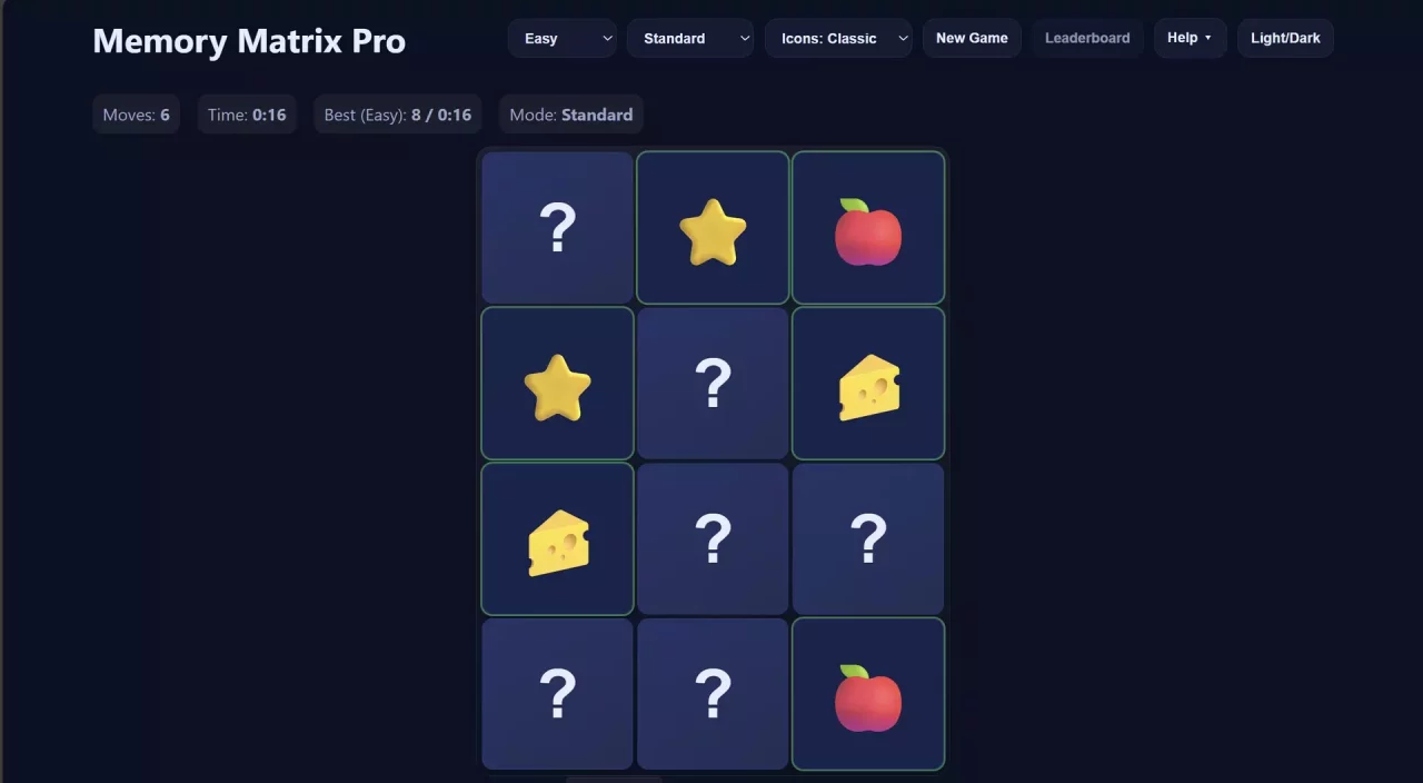 -Memory Matrix Pro-游戏截图-好玩游戏库