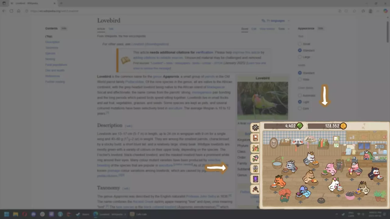 Cafe Cafe: Idle Bird Collector