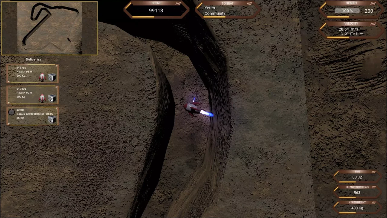 -RocketShip Go Up-游戏截图-好玩游戏库