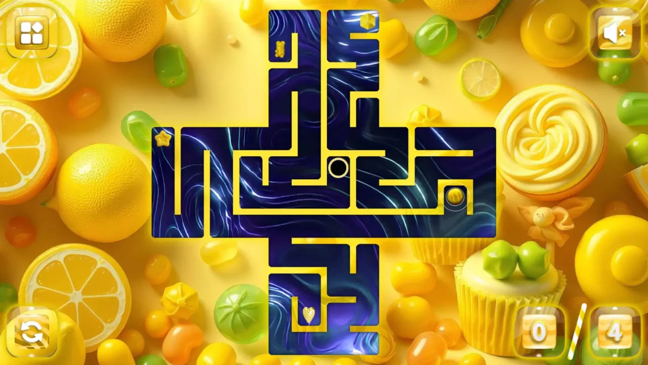 -Sweetie Candy Maze: Yellow Lemon-游戏截图-好玩游戏库