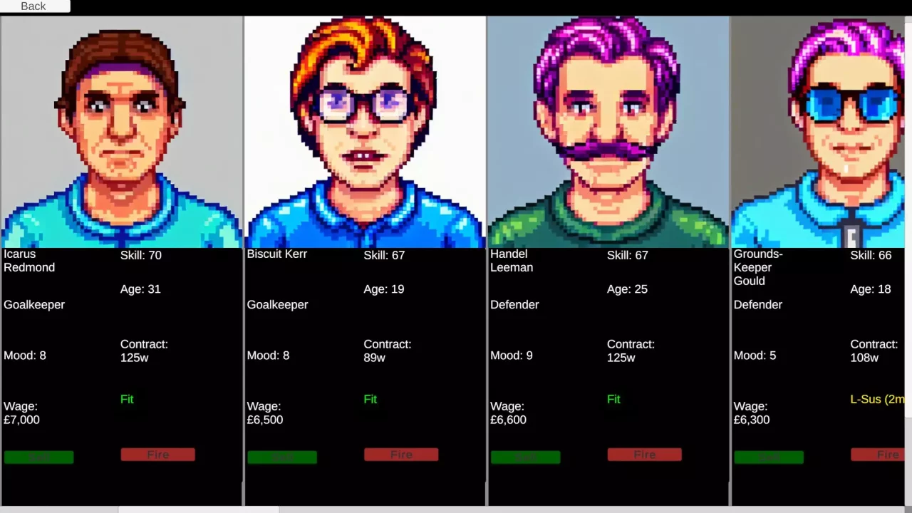 -Retro Soccer Manager Sim 89-游戏截图-好玩游戏库