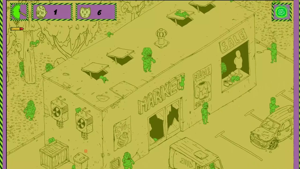 -Hidden Cats vs Zombies-游戏截图-好玩游戏库