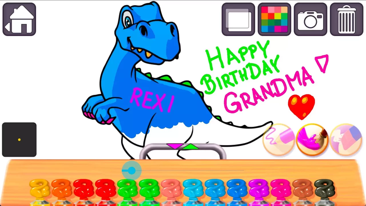 -Animal Coloring Books for Kids & Toddlers - Dinosaurs-游戏截图-好玩游戏库