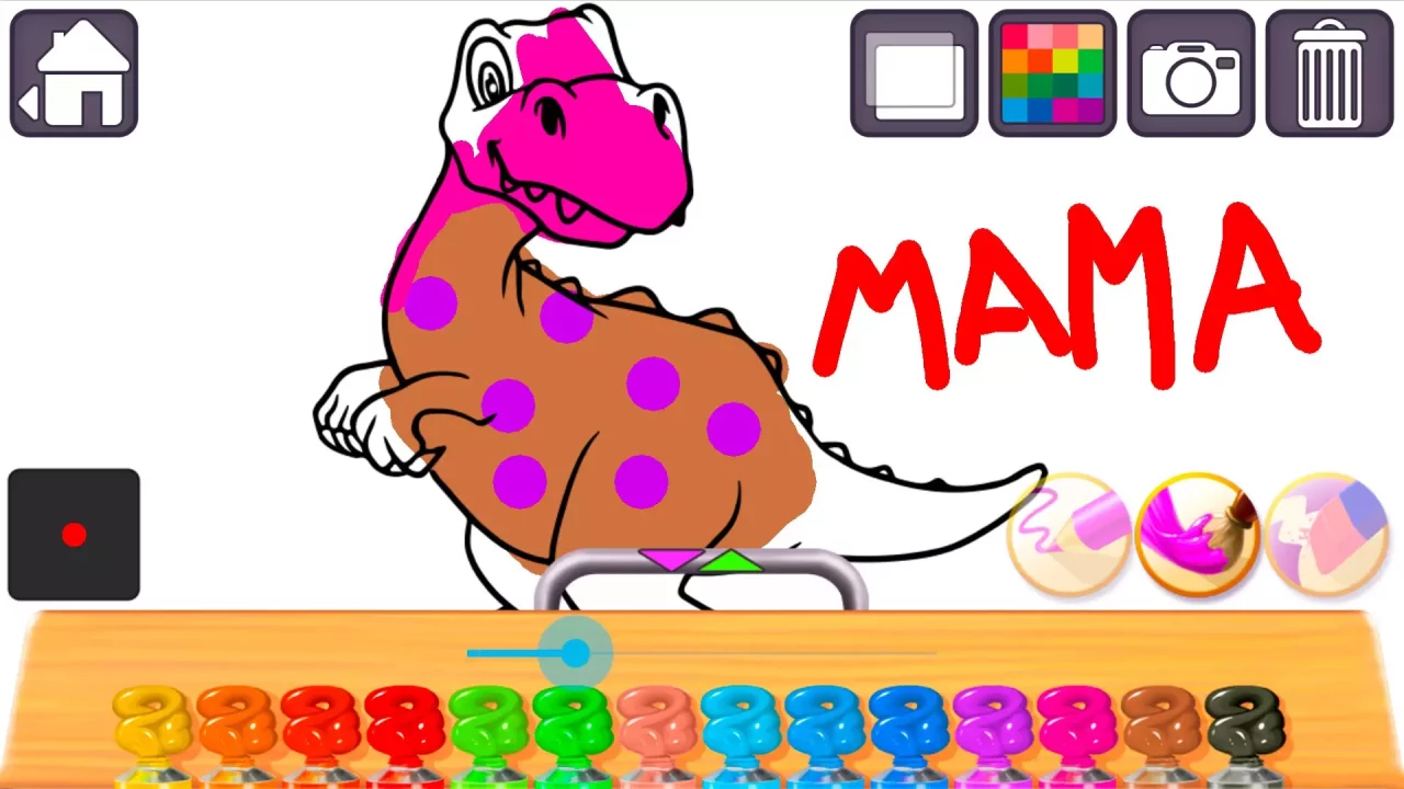 -Animal Coloring Books for Kids & Toddlers - Dinosaurs-游戏截图-好玩游戏库