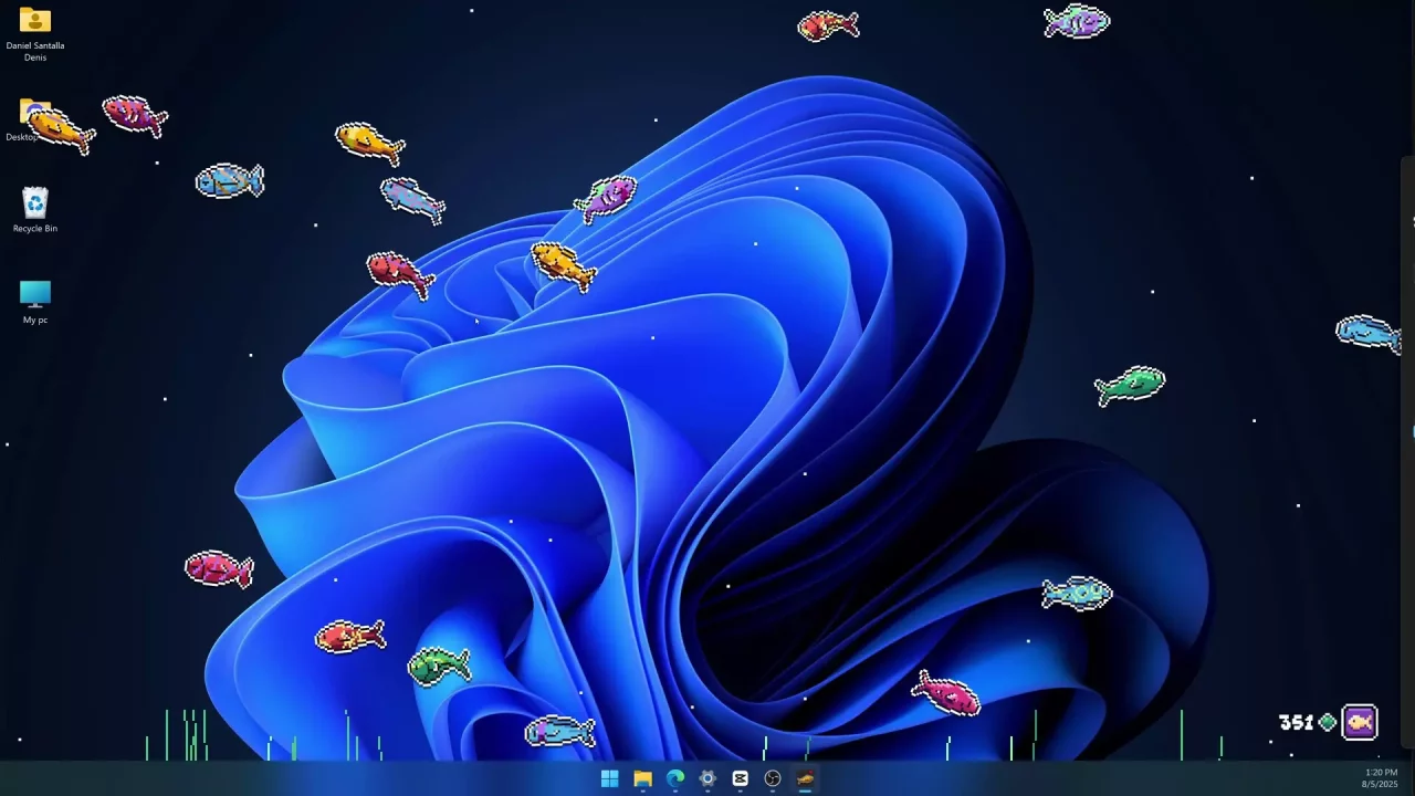 -Desktop Fishes-游戏截图-好玩游戏库