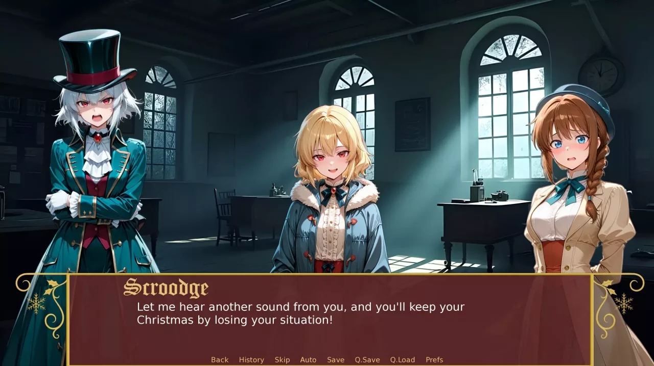 -A Christmas Carol: But With Anime Girls-游戏截图-好玩游戏库