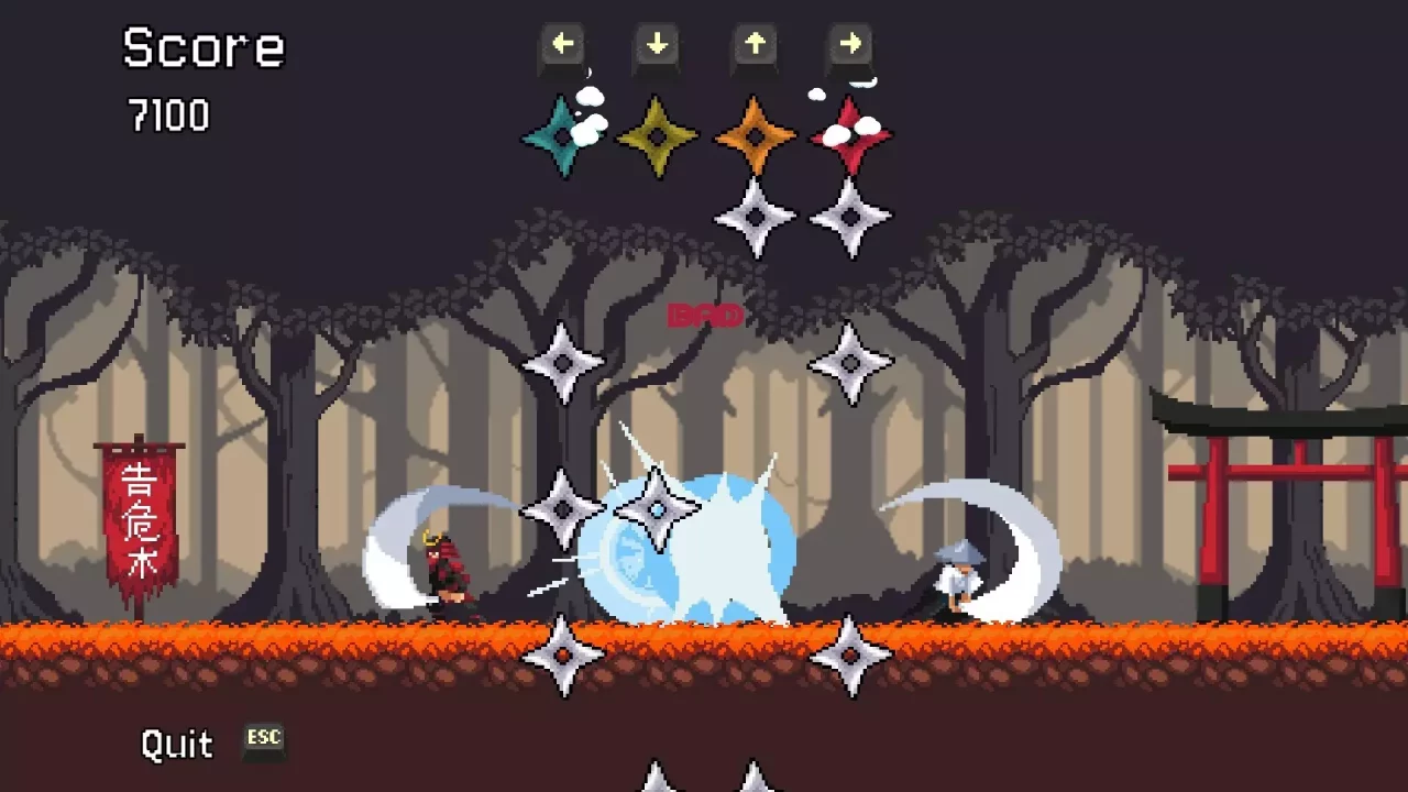 -Bushidon't: Rhythm battles and the unnecessarily long subtitle-游戏截图-好玩游戏库