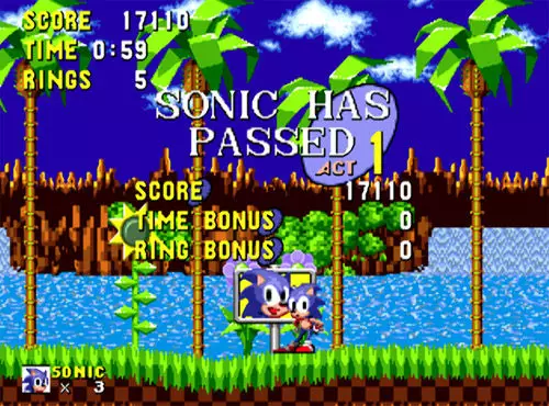 -Sonic the Hedgehog (1991)-游戏截图-好玩游戏库