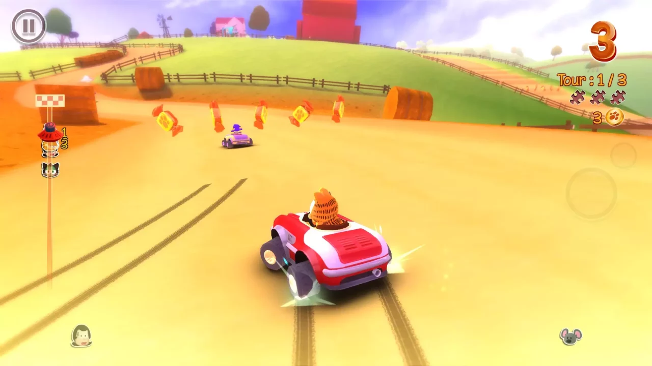 -Garfield Kart-游戏截图-好玩游戏库