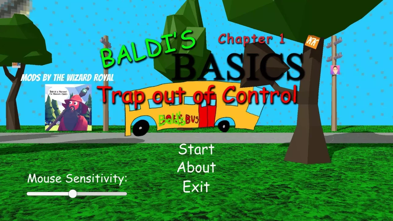 Baldi’s Basics Trap out of control Chapter 1 V1.3.3