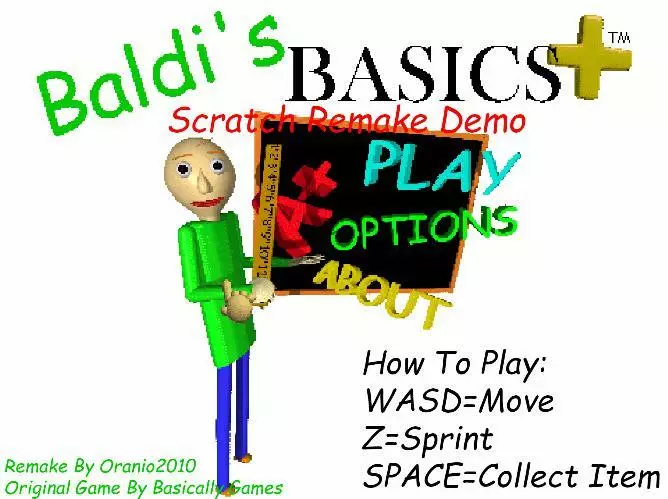 -Baldi's Basics Plus Scratch Remake Demo-游戏截图-好玩游戏库