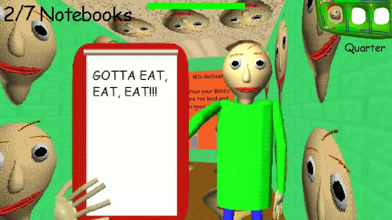-Baldi's Baldi's in Education and Baldies-游戏截图-好玩游戏库