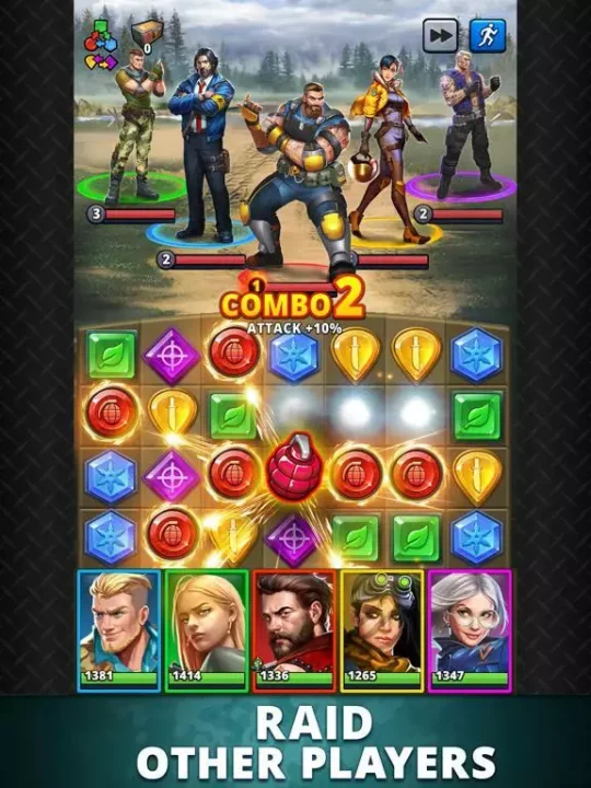 -Puzzle Combat: Match-3 RPG-游戏截图-好玩游戏库