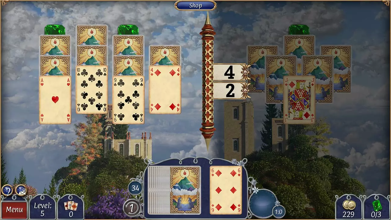 Jewel Match Solitaire Fantasy: Collector's Edition-宝石连线纸牌奇境-典藏版-游戏截图-好玩游戏库