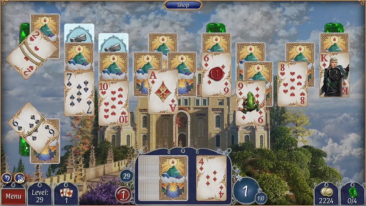 Jewel Match Solitaire Fantasy: Collector's Edition-宝石连线纸牌奇境-典藏版-游戏截图-好玩游戏库