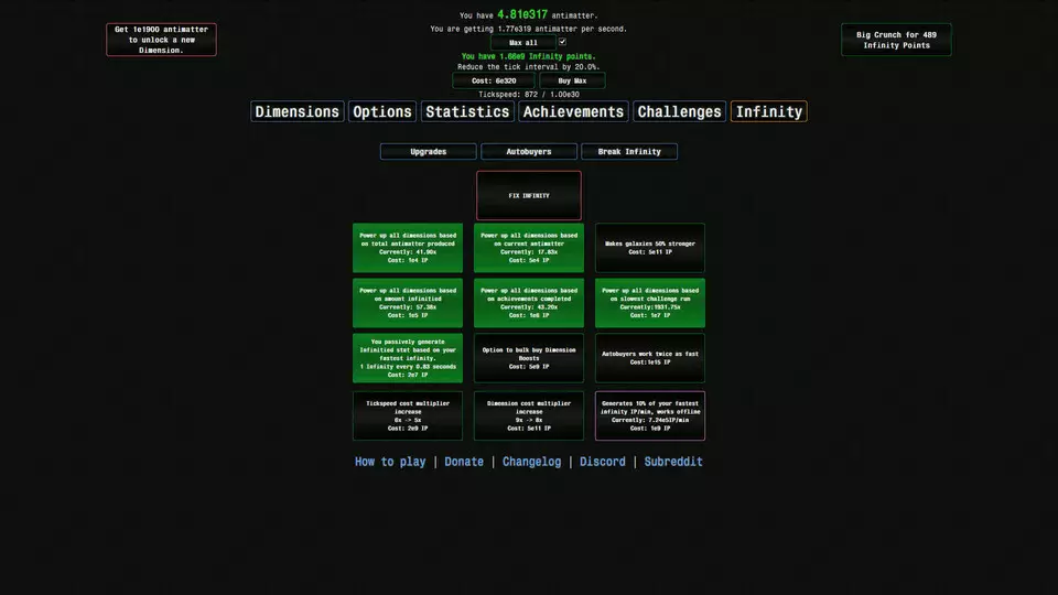 Antimatter Dimensions
