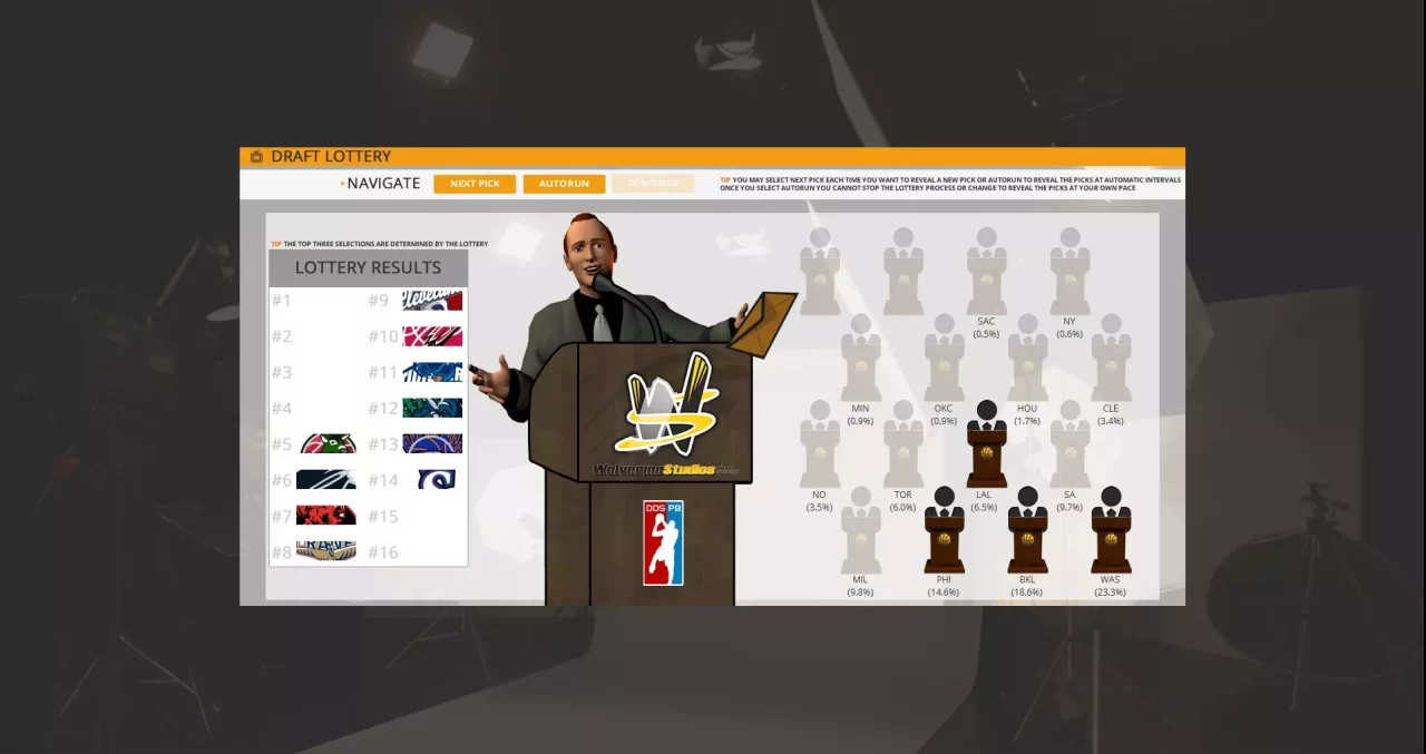 -Draft Day Sports Pro Basketball 4-游戏截图-好玩游戏库