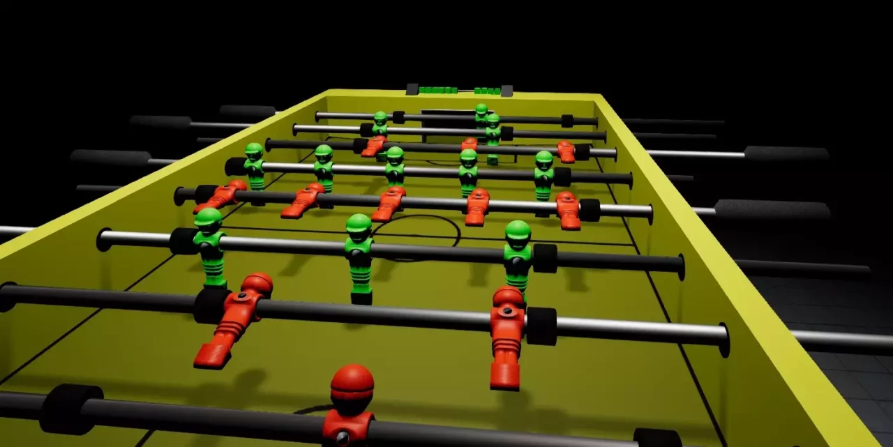 Virtual Foosball