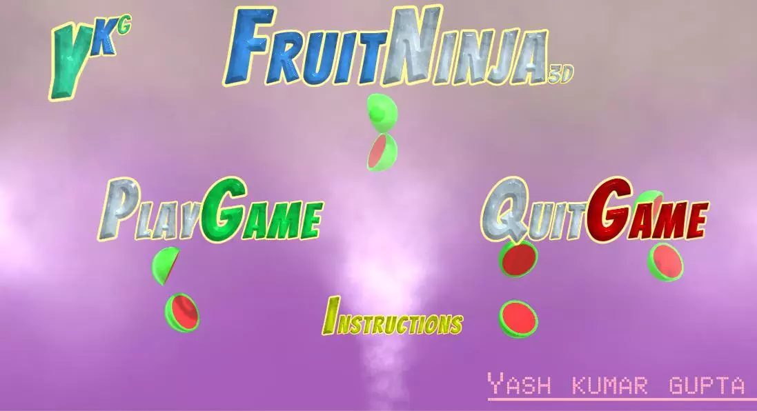 -Fruit Ninja (itch)-游戏截图-好玩游戏库