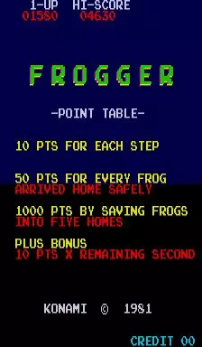 -Frogger (1981)-游戏截图-好玩游戏库