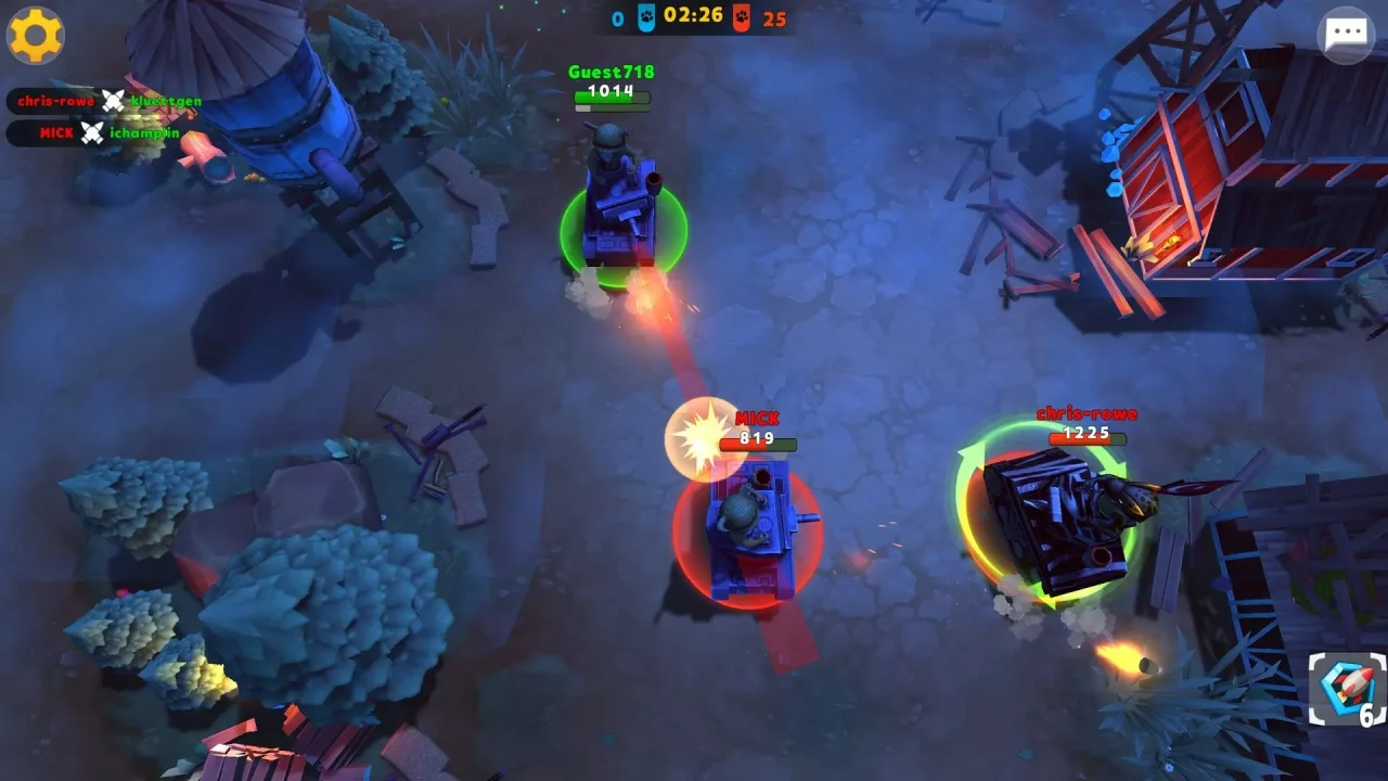 -Zoo War: 3v3 Tank Online Games-游戏截图-好玩游戏库