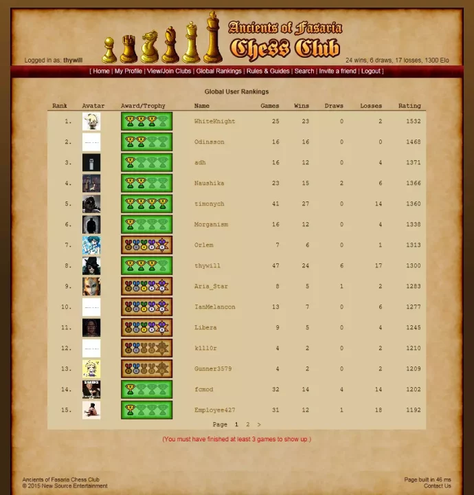 -AoF Chess Club 2.0-游戏截图-好玩游戏库