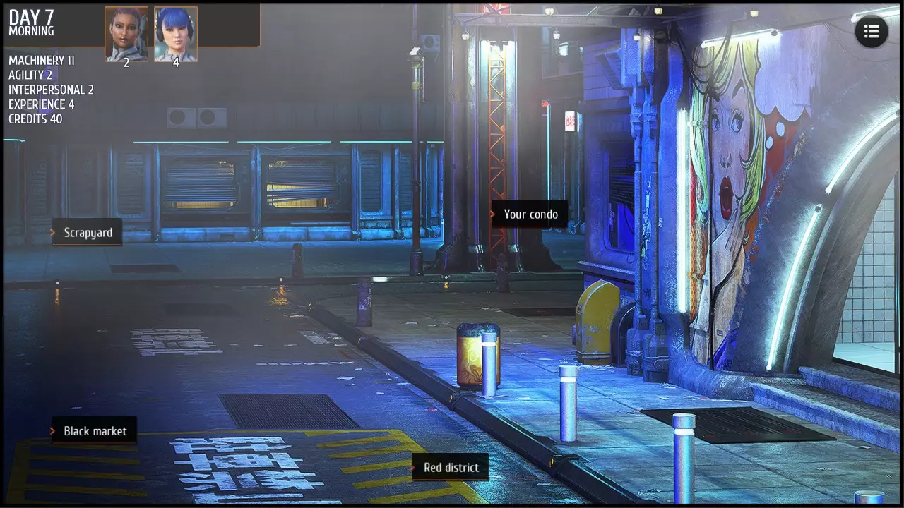 Beneath steel clouds