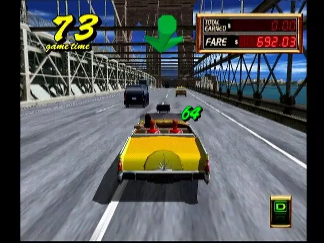 -Crazy Taxi 2-游戏截图-好玩游戏库