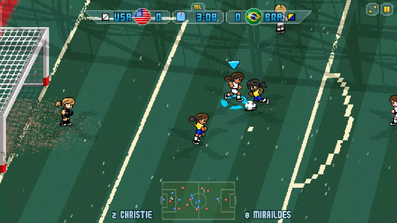 -Pixel Cup Soccer 17-游戏截图-好玩游戏库