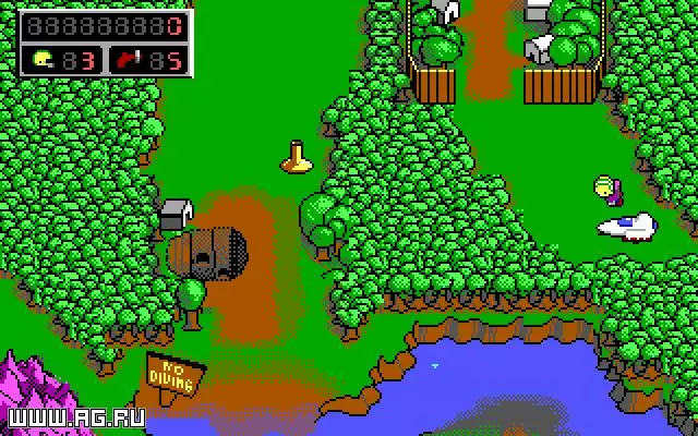 -Commander Keen 4: Secret of the Oracle-游戏截图-好玩游戏库