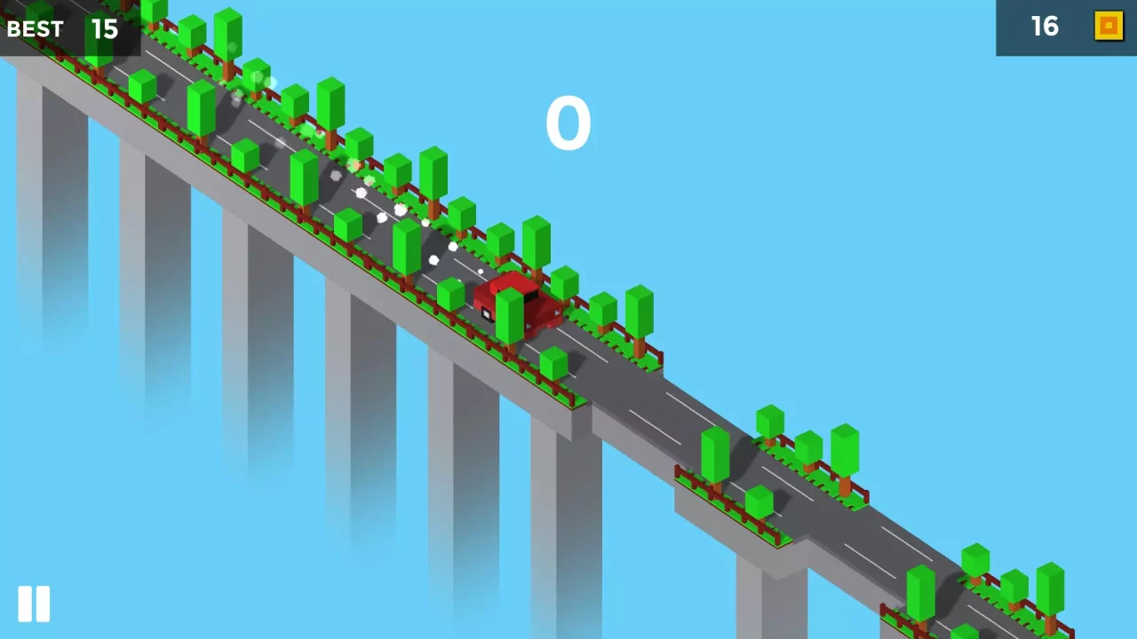 Pixel Traffic: Risky Bridge